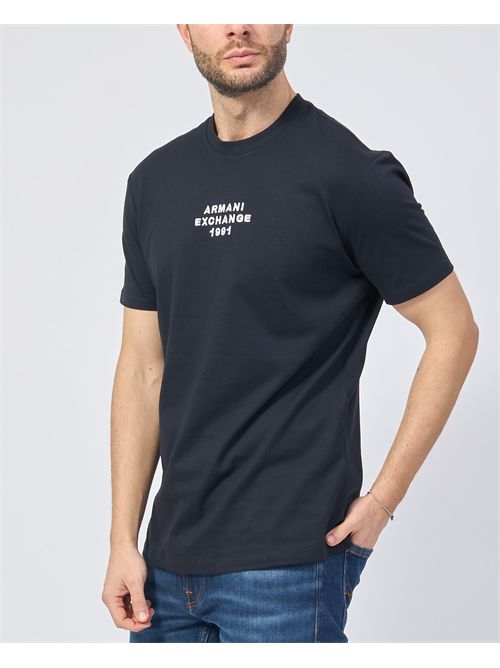 T-shirt uomo AX con logo frontale ARMANI EXCHANGE | XM000540-AF10362UB101